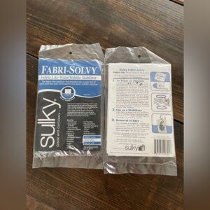 Sulky Fabri-Solvy 20" x 1yd Notion, White 2 Pak